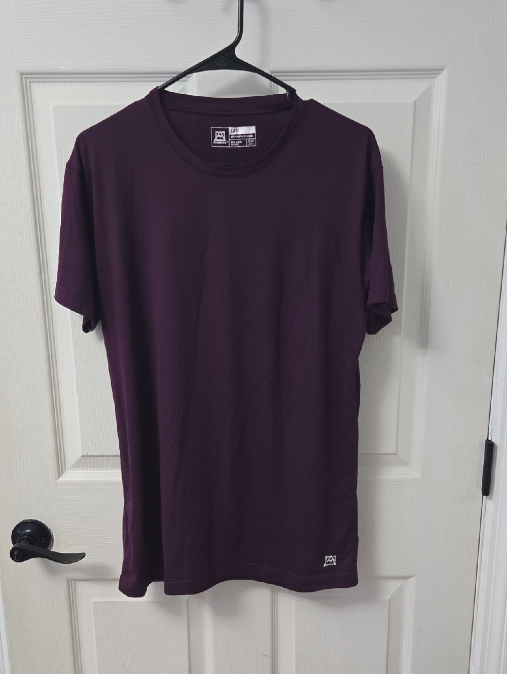 Men's Crew Neck T-Shirt - Deep Plum